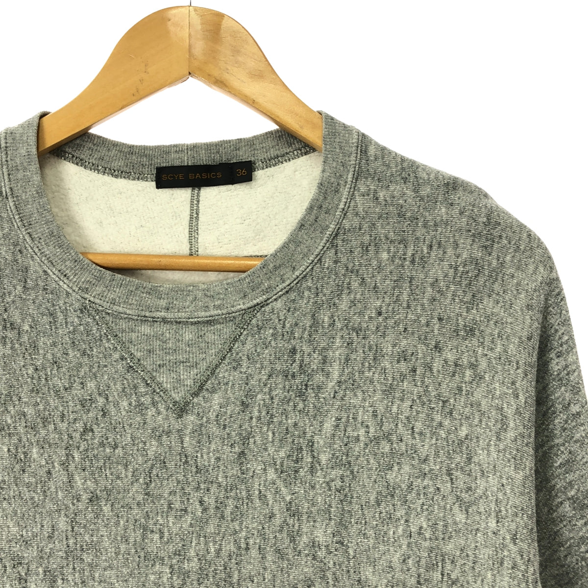 scye basics | Split Raglan Sleeve Crew Neck Sweatshirt | Size 36 | Men's