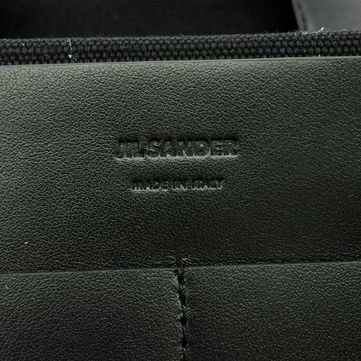 [新品] JIL SANDER | BOOK TOTE 帆布手提袋 |黑色 |女性的