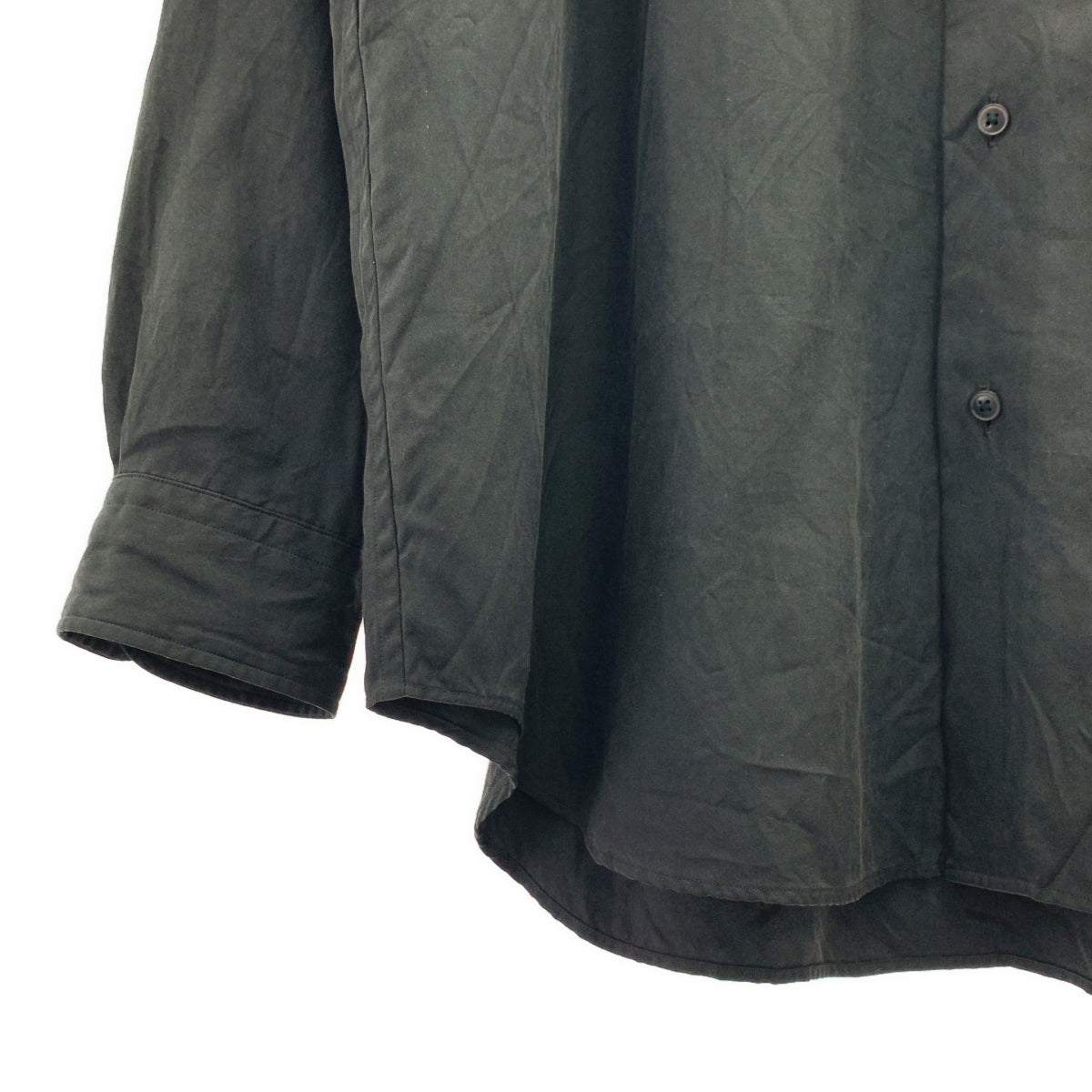 Kaptain Sunshine / 캡틴 선샤인 | Regular Collar Shirt silk 100% / 실크 오버 실루엣 셔츠 | 42 |