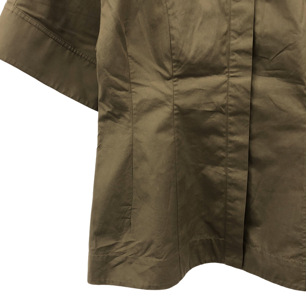 [狀況良好] JIL SANDER | 寬袖襯衫 | 尺寸 36 | 卡其色 | 女款