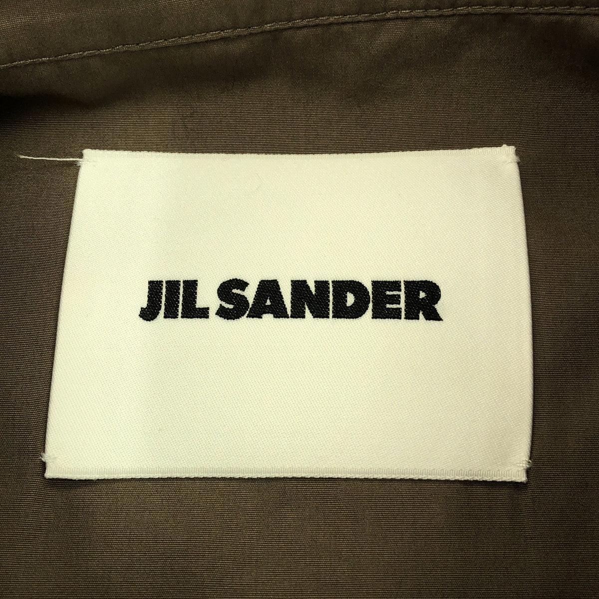 【미품】 JIL SANDER / 질 썬더 | 와이드 슬리브 셔츠 블라우스 | 36 | 카키 시스템 | 여성