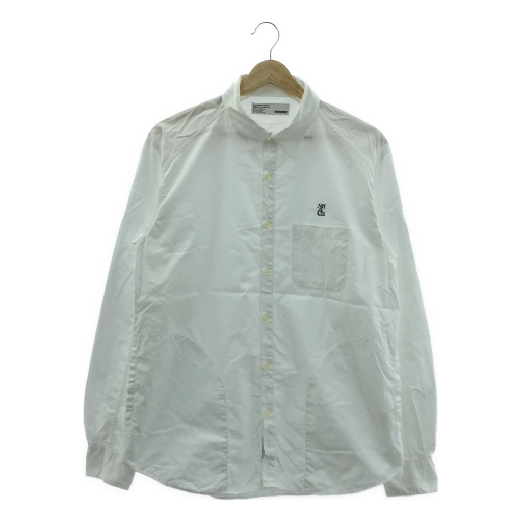 NEIGHBORHOOD / 네이버 후드 | CLASSIC WHITE SHIRT LS 로고 코튼 셔츠 | M | 남성