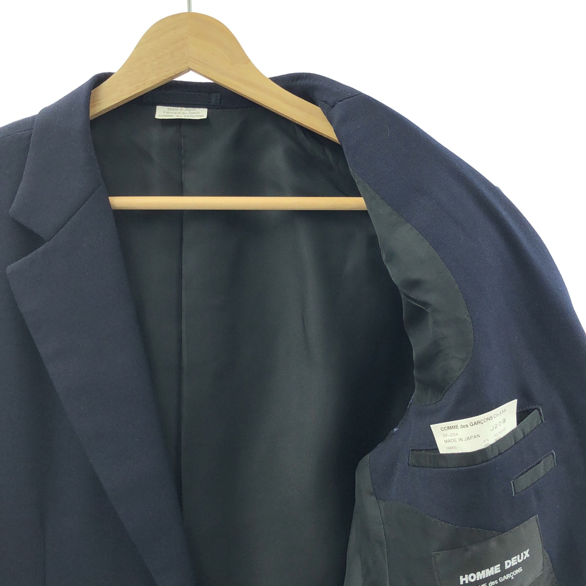 COMME des GARCONS HOMME DEUX / 콤데 갤슨 옴두 | 2020AW | 폴리에스테르 울 테일러드 재킷 | M | 맨즈