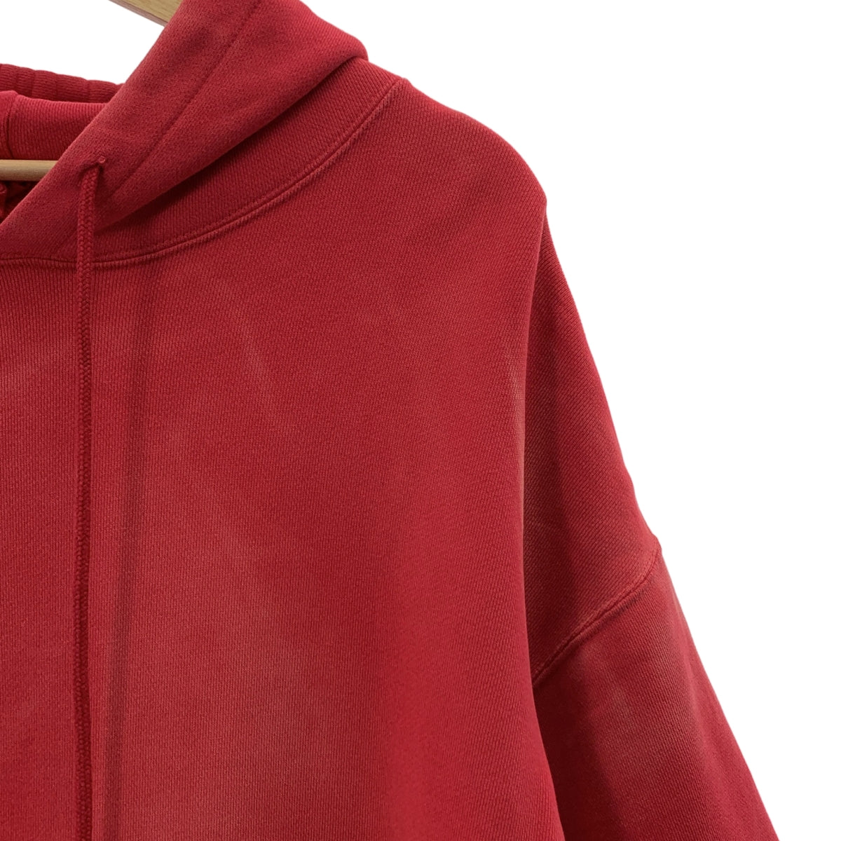 K3&co. / ケイスリーアンドコー | FADED HOODIE フェード加工 スウェットパーカー | F | レッド | レディース