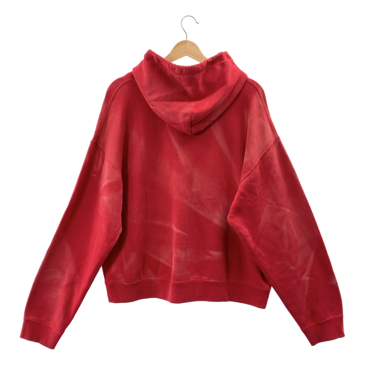 K3&co. / ケイスリーアンドコー | FADED HOODIE フェード加工 スウェットパーカー | F | レッド | レディース