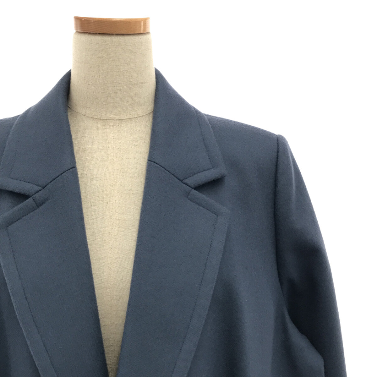 HYKE / ハイク | 2022AW | ウール ロングコート | 3 | ブルー | レディース