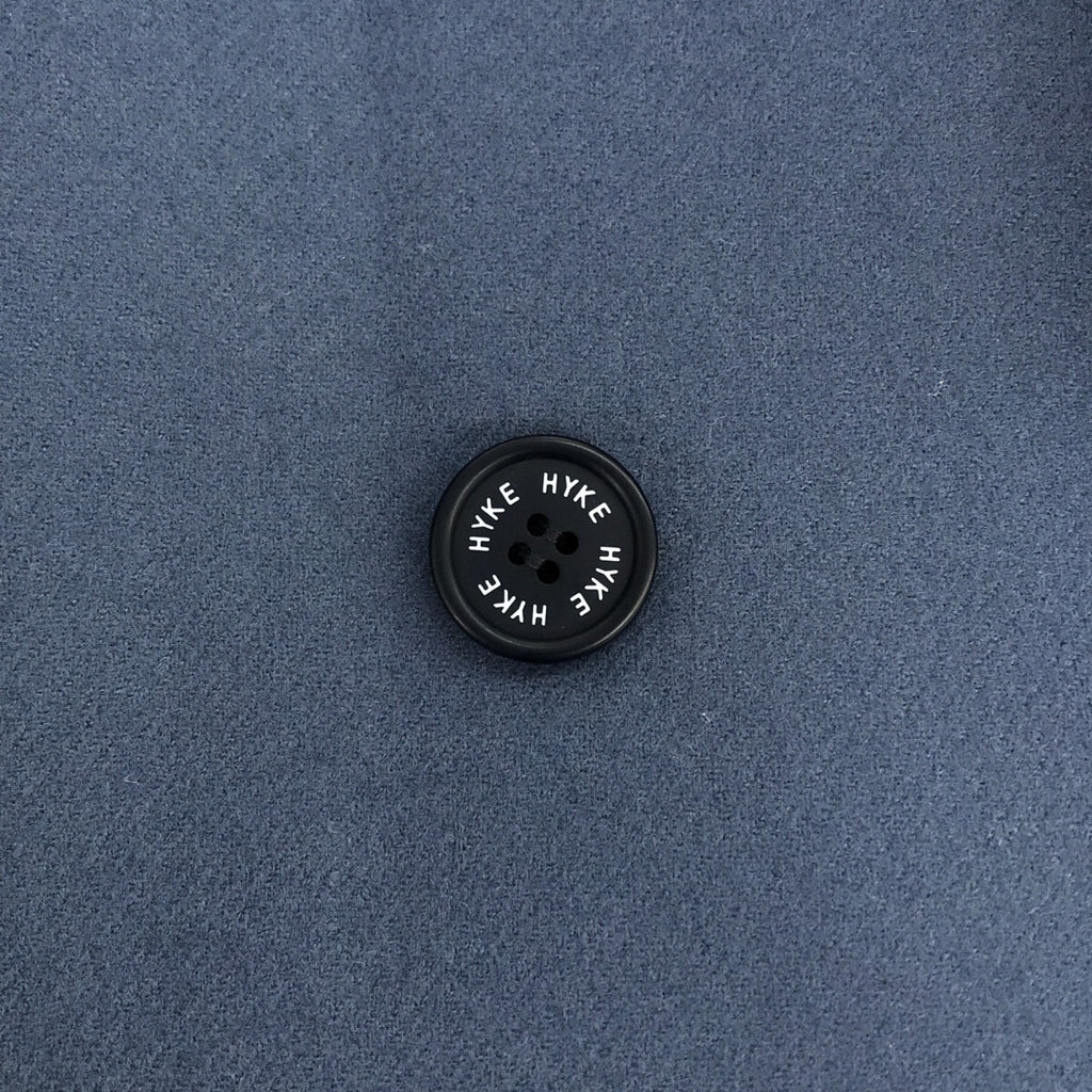 HYKE / 하이크 | 2022AW | 울 롱 코트 | 3 | 블루 | 여성