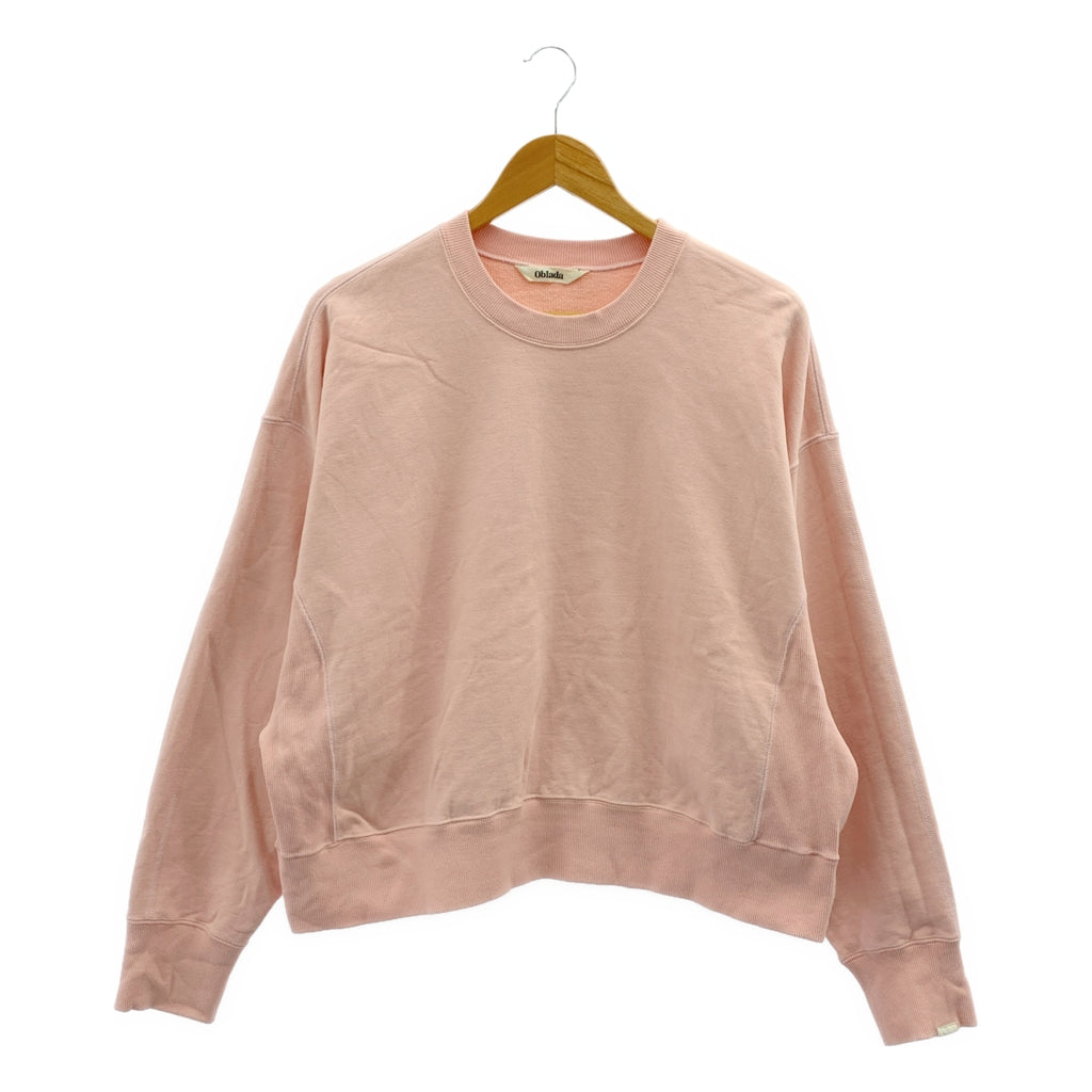 oblada / オブラダ | ROBIN SWEAT ロビン クルーネックスウェット | F | レディース