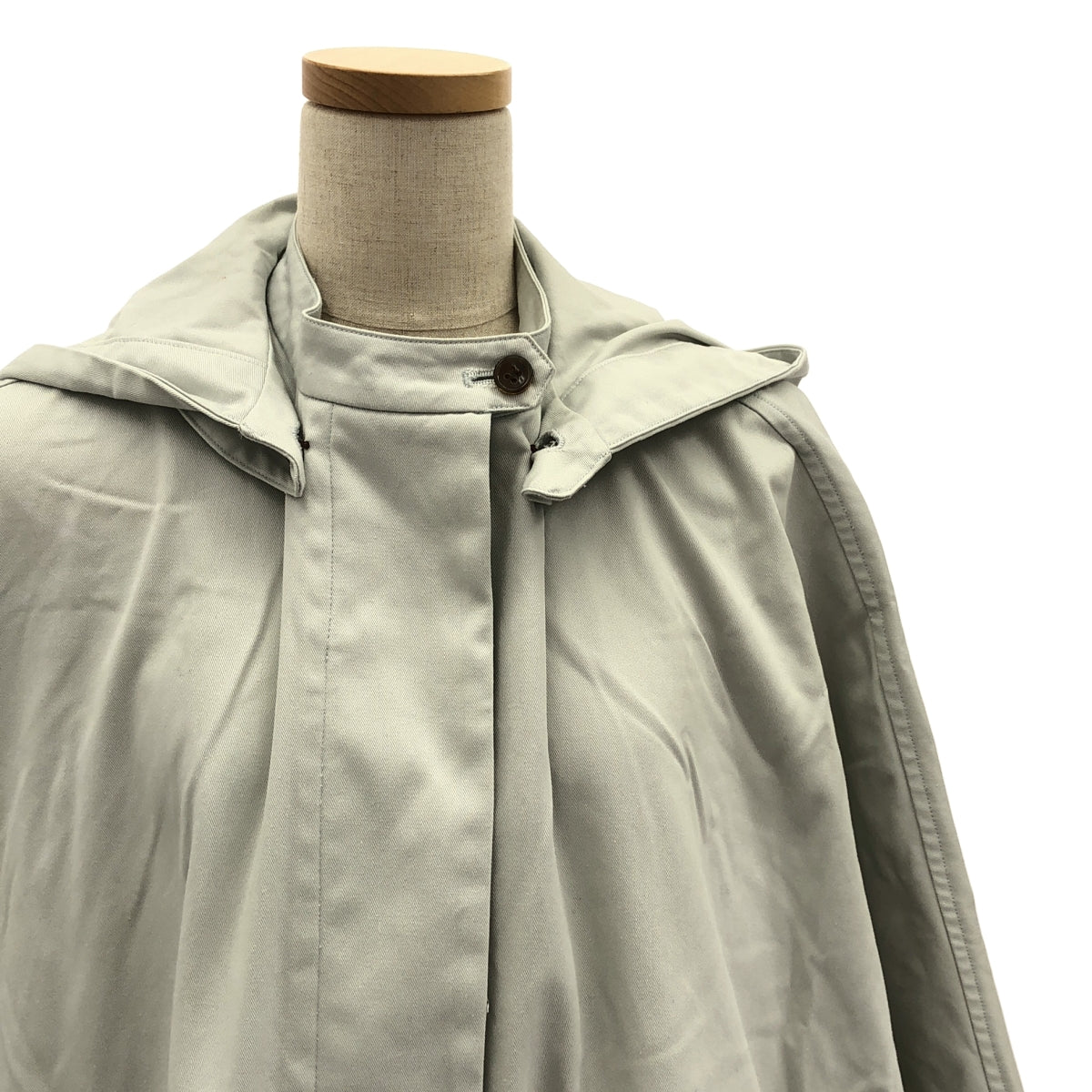 TENNE HANDCRAFTED MODERN | 連帽長版披風大衣 | 棉長披風大衣 | F |