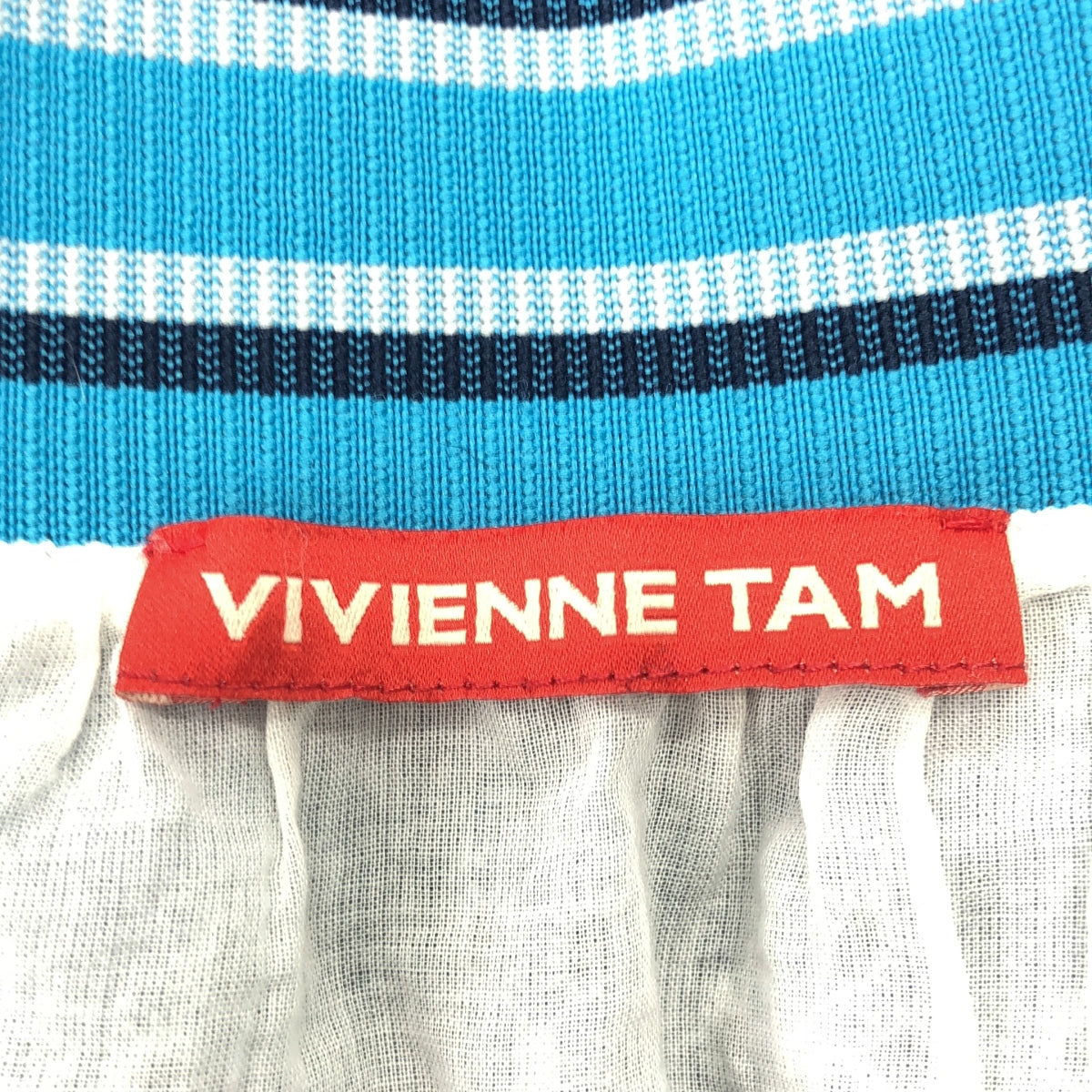 VIVIENNE TAM | 棉質全印花鏤空刺繡鬆緊腰半身裙 / 有襯裡 | 尺寸 40 | 女款