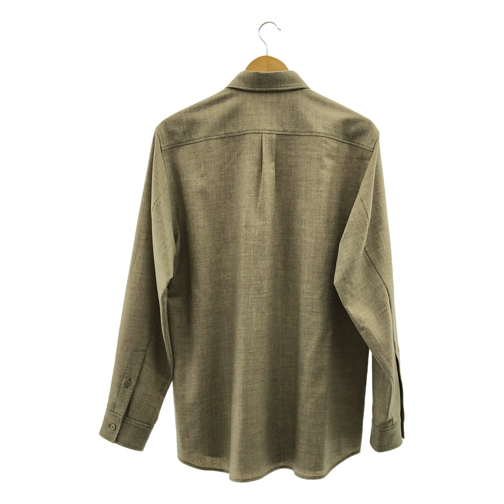 山内 / ヤマウチ | ヤクウール・スタンダード オーバーシャツ | 4 | メンズ