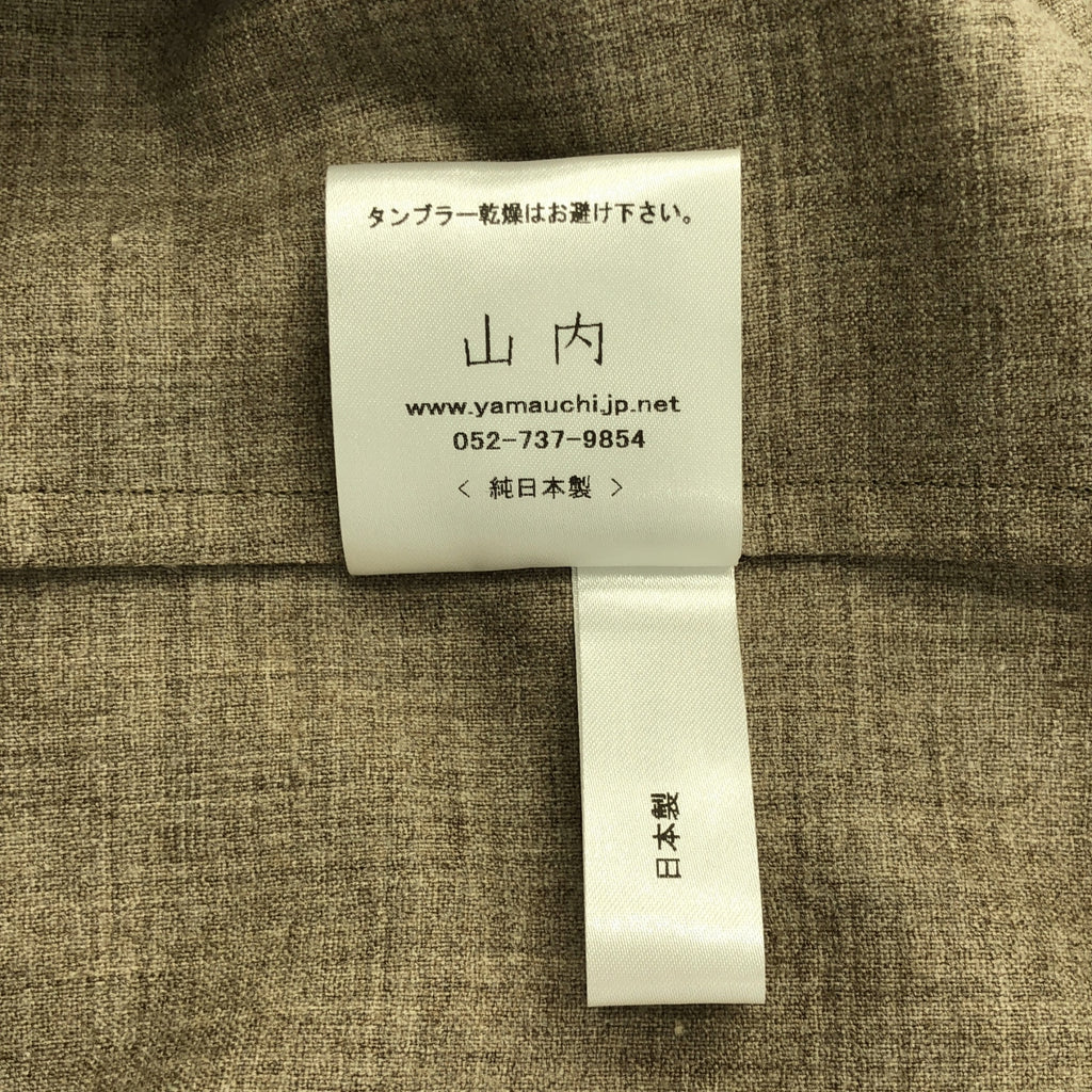 山内 / ヤマウチ | ヤクウール・スタンダード オーバーシャツ | 4 | メンズ