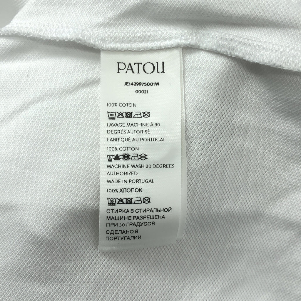 PATOU / パトゥ | ピケ オーガニックコットン Jp ロゴ ポロシャツ | M | ホワイト | レディース