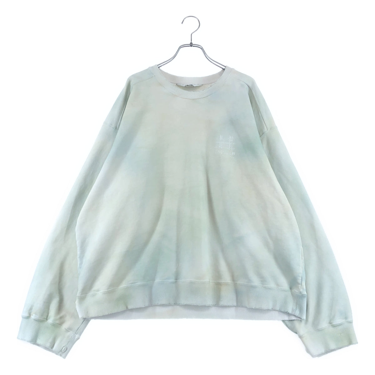 ANCELLM / アンセルム | 2025AW | BRIDGE SWEAT SHIRT ダメージ加工 グラフィックプリント オーバーサイズ スウェット | 2 | メンズ