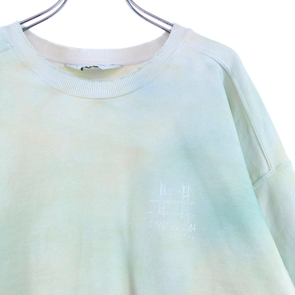 ANCELLM / アンセルム | 2025AW | BRIDGE SWEAT SHIRT ダメージ加工 グラフィックプリント オーバーサイズ スウェット | 2 | メンズ