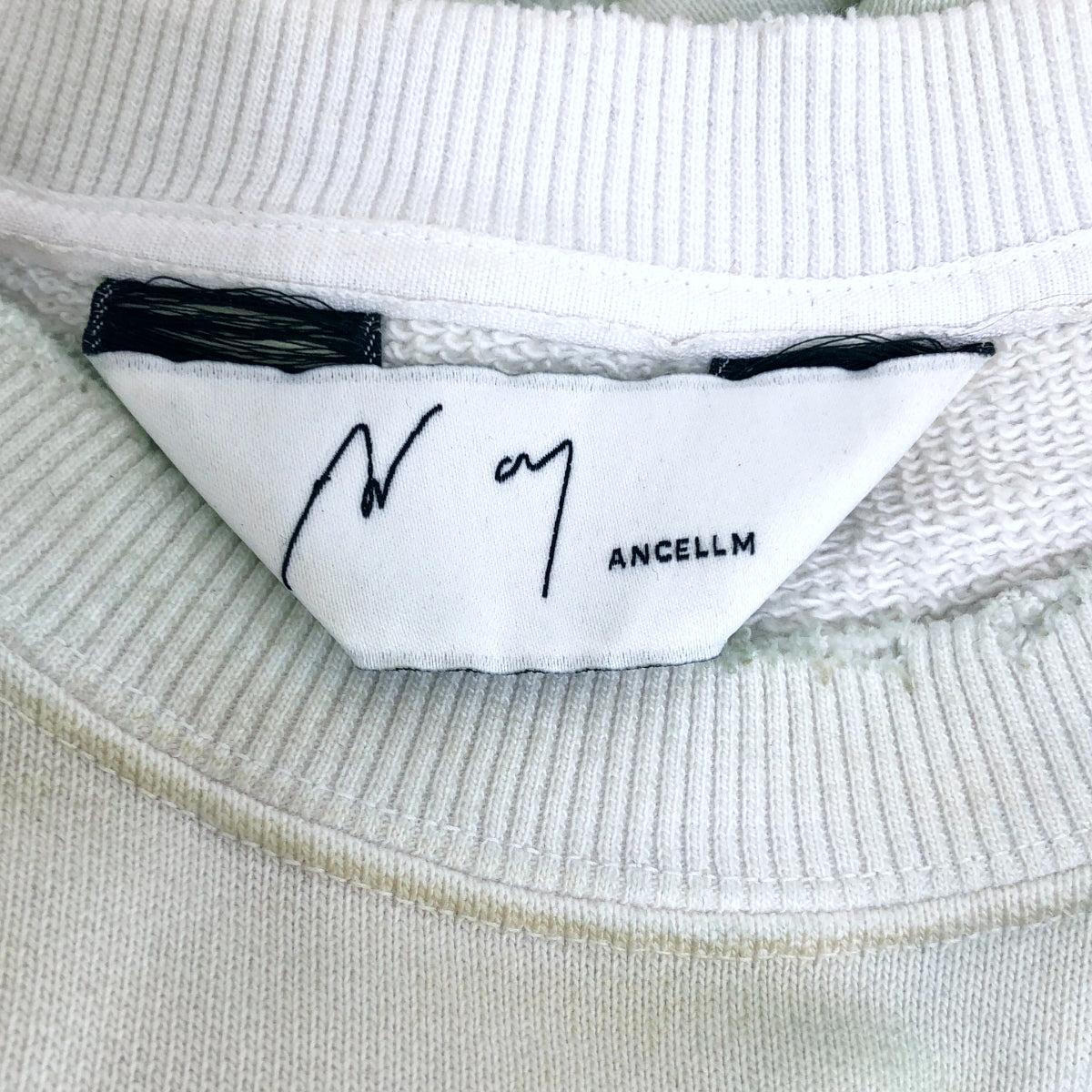 ANCELLM / アンセルム | 2025AW | BRIDGE SWEAT SHIRT ダメージ加工 グラフィックプリント オーバーサイズ スウェット | 2 | メンズ