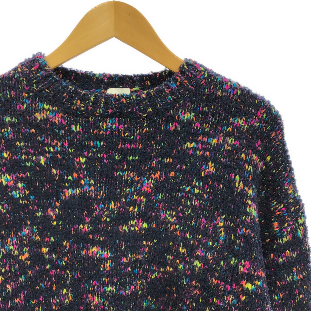 6(ROKU) 美容與青春 / Roku 美容與青春 | 2023 秋冬 |多竹節圓領針織 |海軍藍 / 多色 |女性的