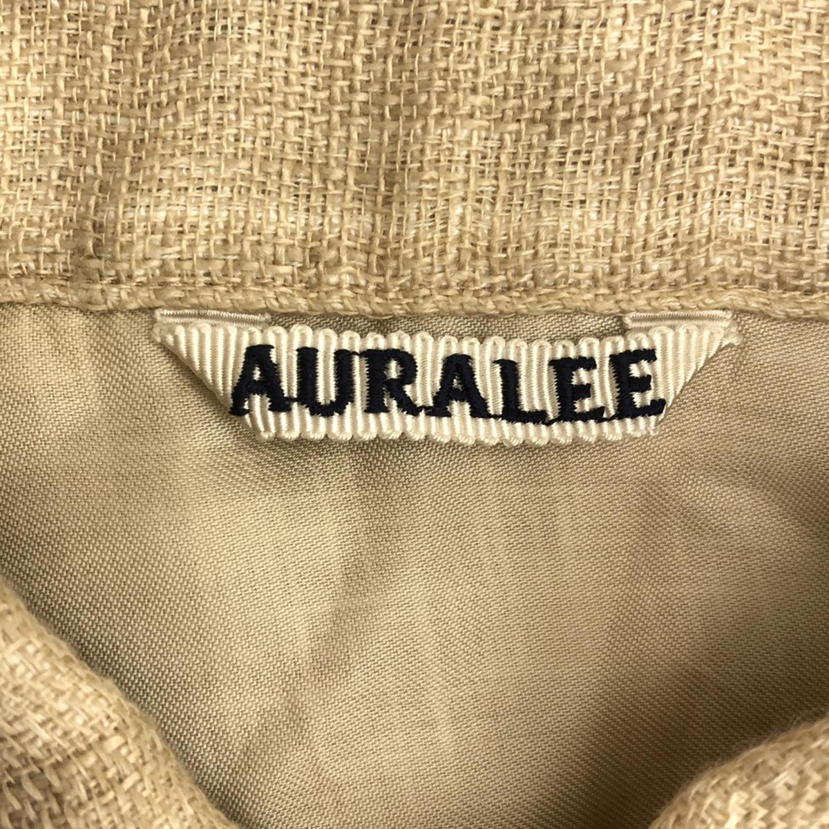 AURALEE | 2020SS | LINEN DOUBLE FACE HARF SLEEVED SHIRTS | 1 | Light beige | Women's