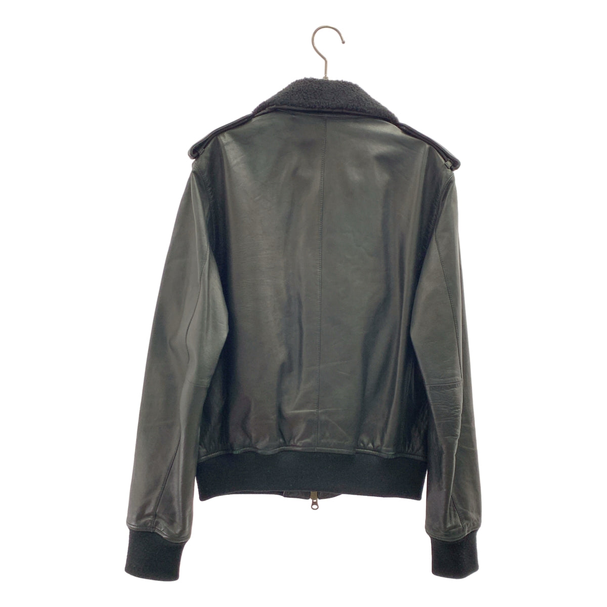 J.SABATINO / ジェイサバティーノ | ラムレザー ボアカラー ジャケット | 1 | メンズ