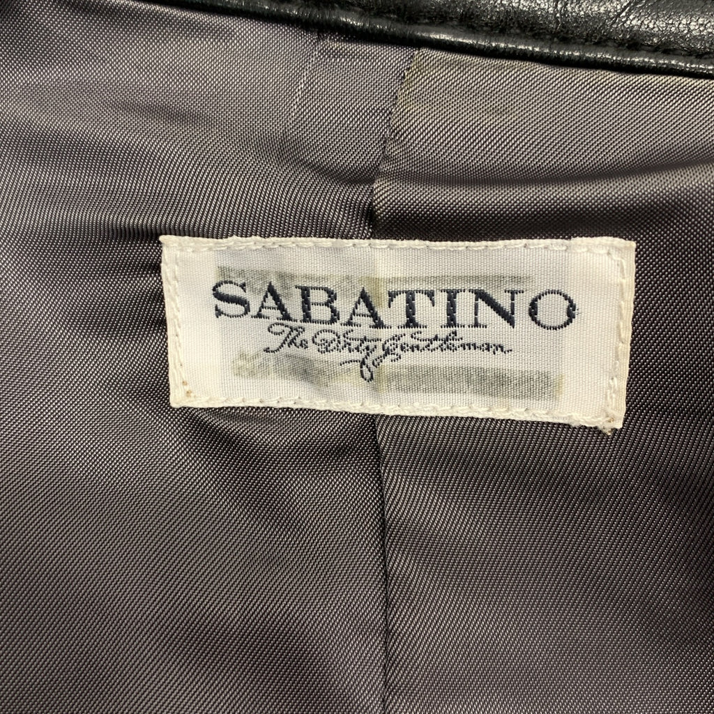 J.SABATINO / ジェイサバティーノ | ラムレザー ボアカラー ジャケット | 1 | メンズ