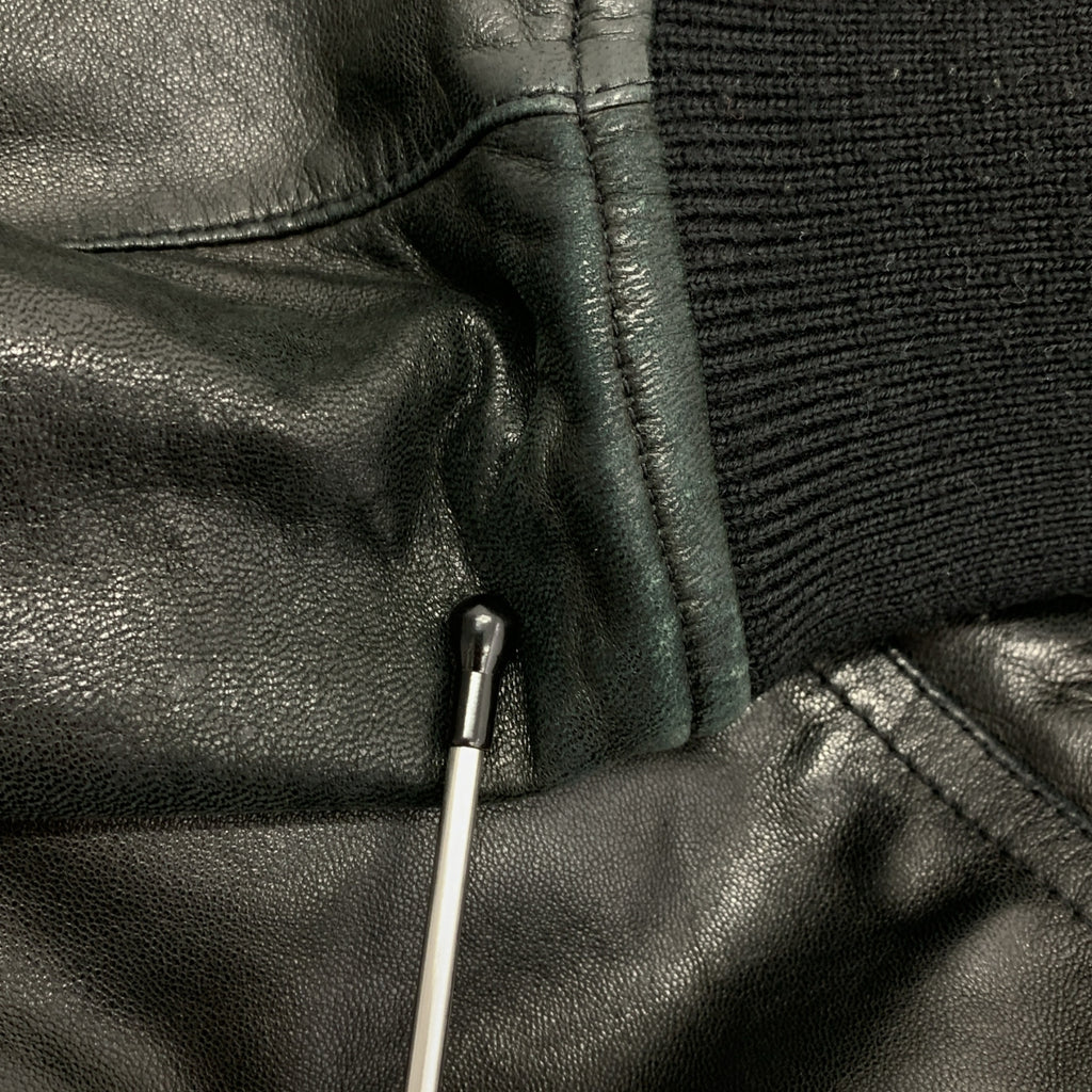 J.SABATINO / ジェイサバティーノ | ラムレザー ボアカラー ジャケット | 1 | メンズ