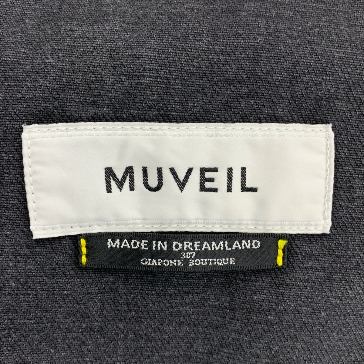 MUVEIL / 뮤베일 | × Dickies / 디키즈 착탈 가능 레이스 컬러 블랙 데님 재킷 | 38 | 여성