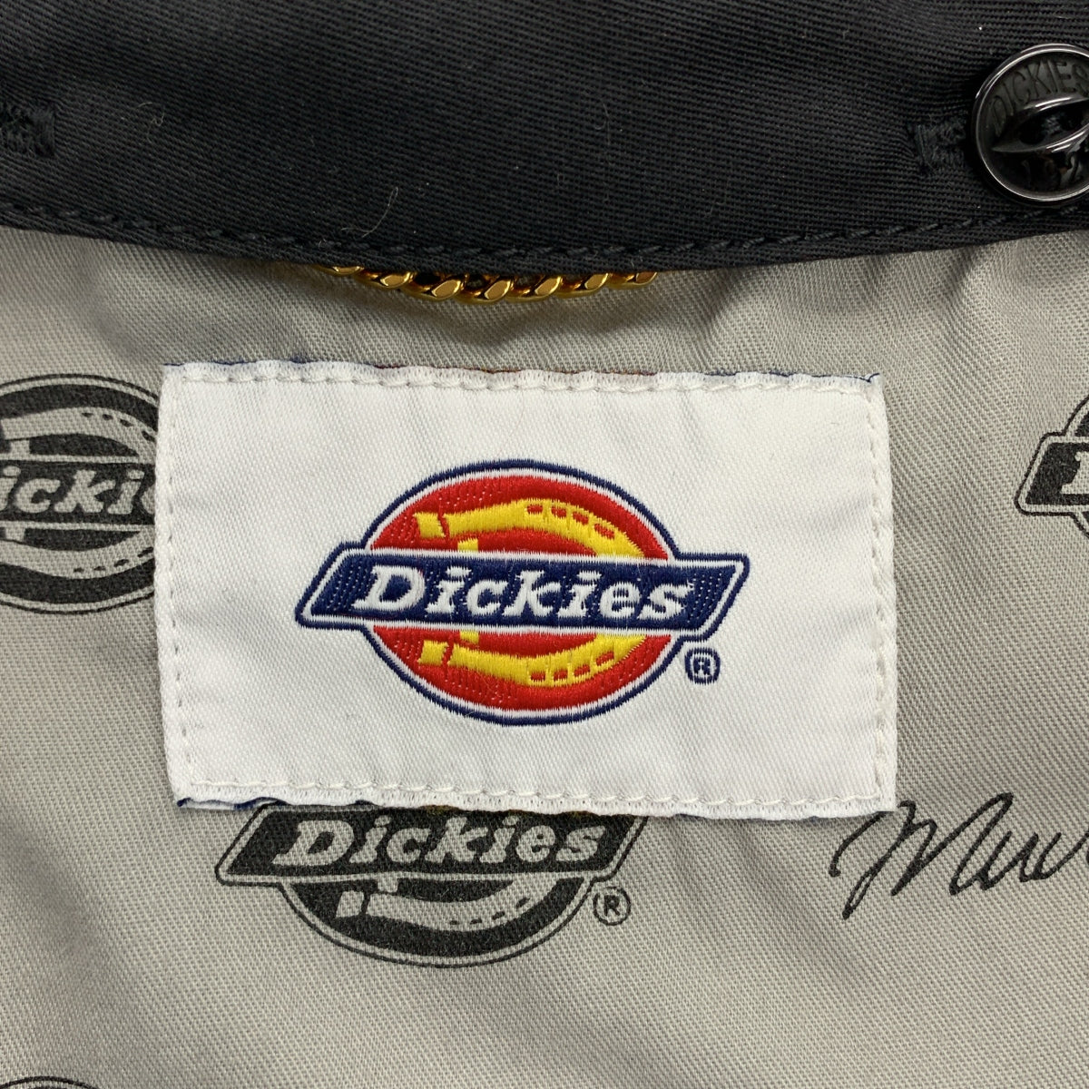 MUVEIL / 뮤베일 | × Dickies / 디키즈 착탈 가능 레이스 컬러 블랙 데님 재킷 | 38 | 여성
