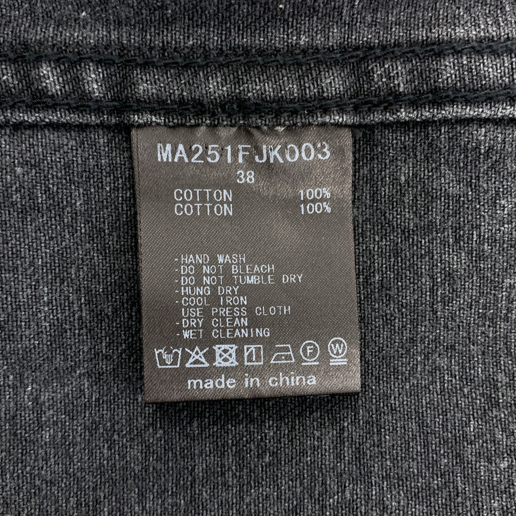 MUVEIL / 뮤베일 | × Dickies / 디키즈 착탈 가능 레이스 컬러 블랙 데님 재킷 | 38 | 여성
