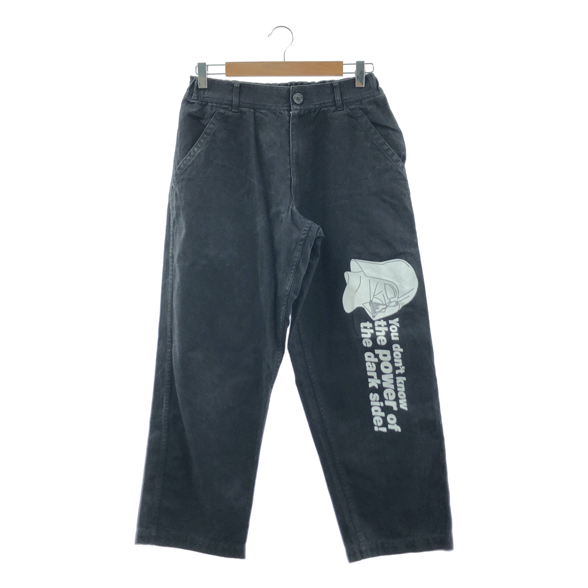 COMME des GARCONS SHIRT / 콤데 갤슨 셔츠 | × STAR WARS 스타 워즈 / 다스 베이더 프린트 이지 팬츠 | S | 블랙 | 남성