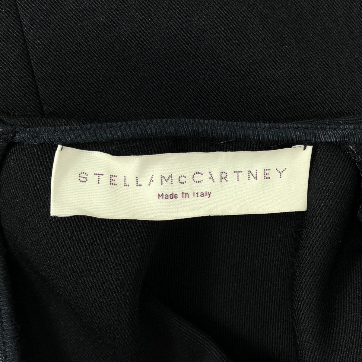 【美品】  STELLA McCARTNEY / ステラマッカートニー | 袖切替 ベロア ドレス ワンピース | 36 | ブラック | レディース
