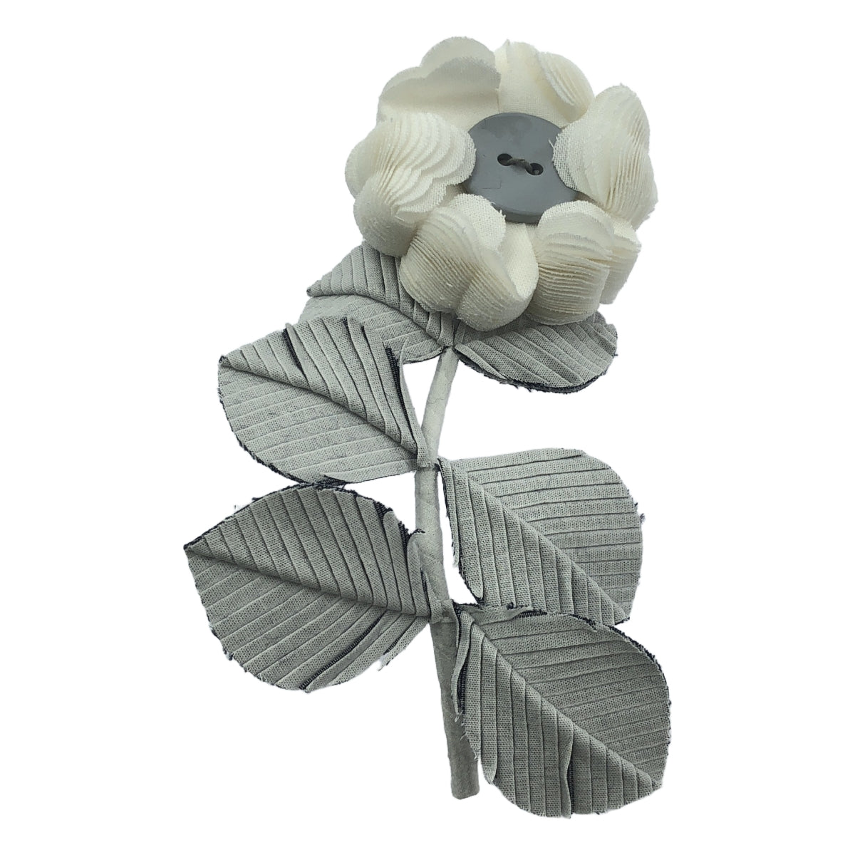 【美品】  mina perhonen / ミナペルホネン | 2019SS | canon カノン フラワー コサージュ | ホワイト