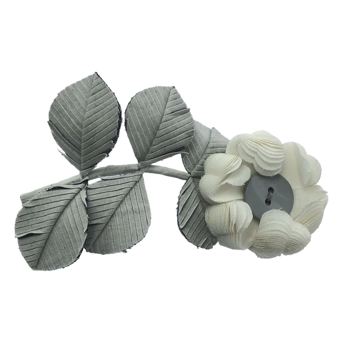 【美品】  mina perhonen / ミナペルホネン | 2019SS | canon カノン フラワー コサージュ | ホワイト