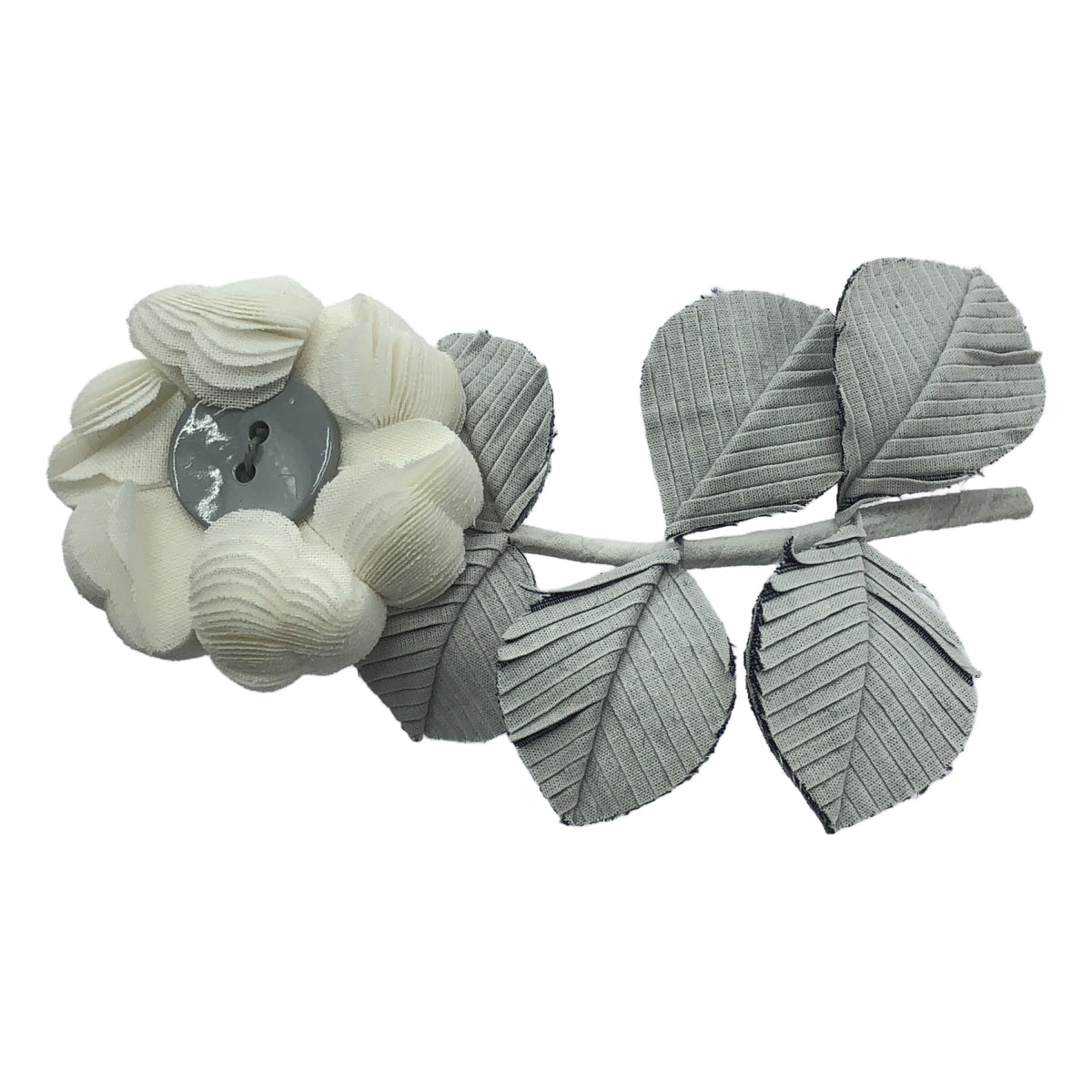 【美品】  mina perhonen / ミナペルホネン | 2019SS | canon カノン フラワー コサージュ | ホワイト