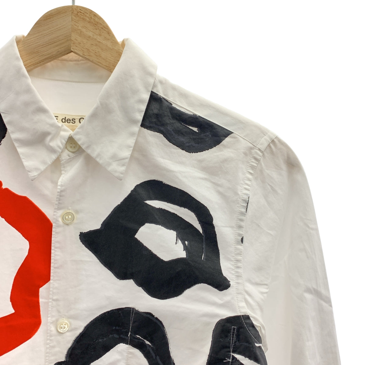 COMME des GARCONS / コムデギャルソン | AD2000 | コットン プリント レギュラーカラー シャツ ブラウス | S | レディース