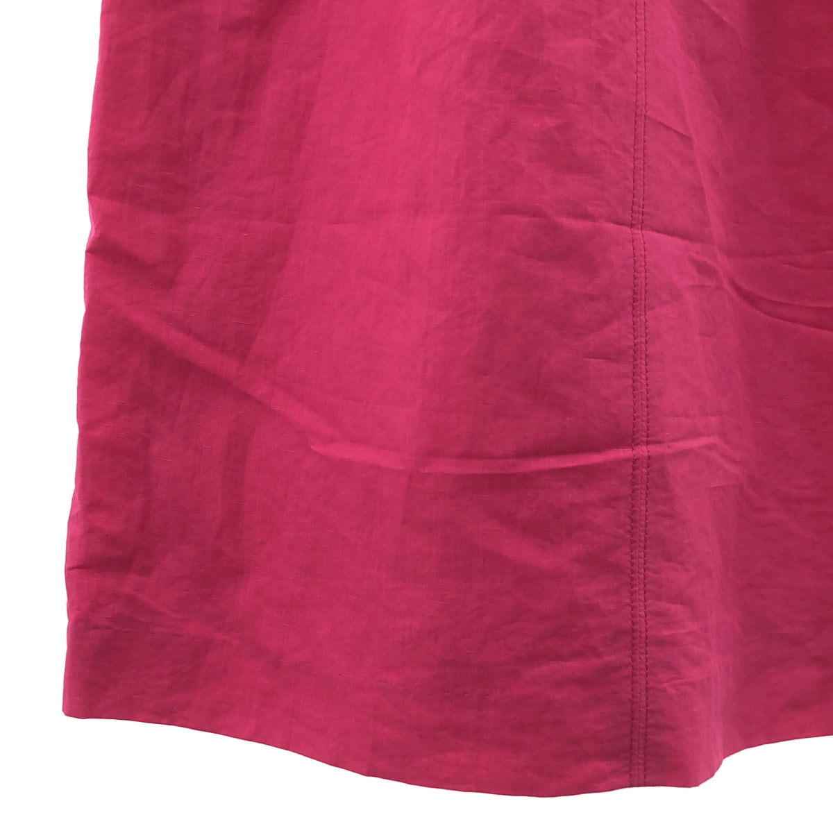 Tomorrowland BALLSEY / 투모로랜드 볼지 | 2023SS | 린넨 코튼 무브 웨스트 택 원피스 | 34 | 핑크 | 여성