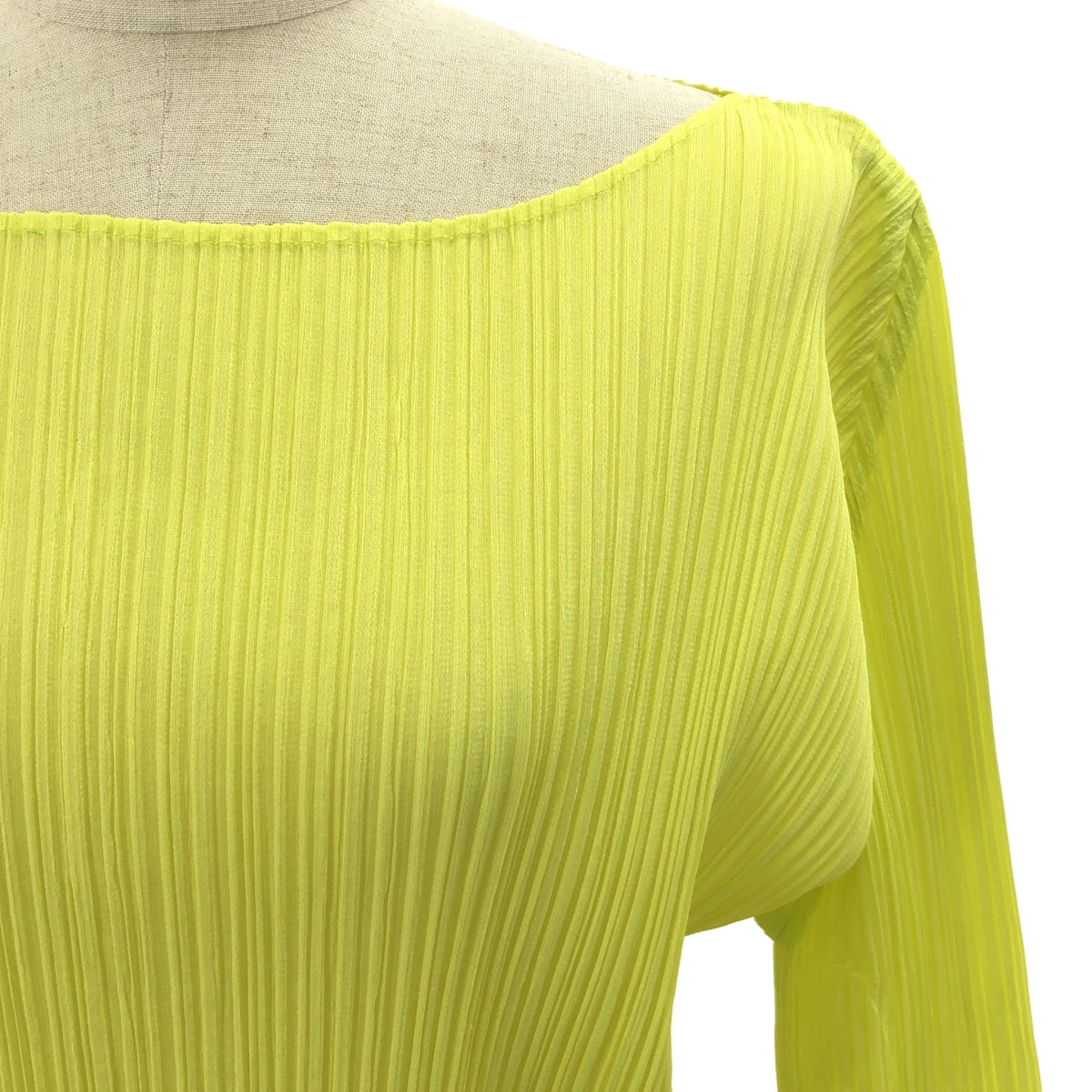 PLEATS PLEASE ISSEY MIYAKE / 플리츠 프리즈 이세이 미야케 | 프린지 풀오버 | 3 | 옐로우 | 여성