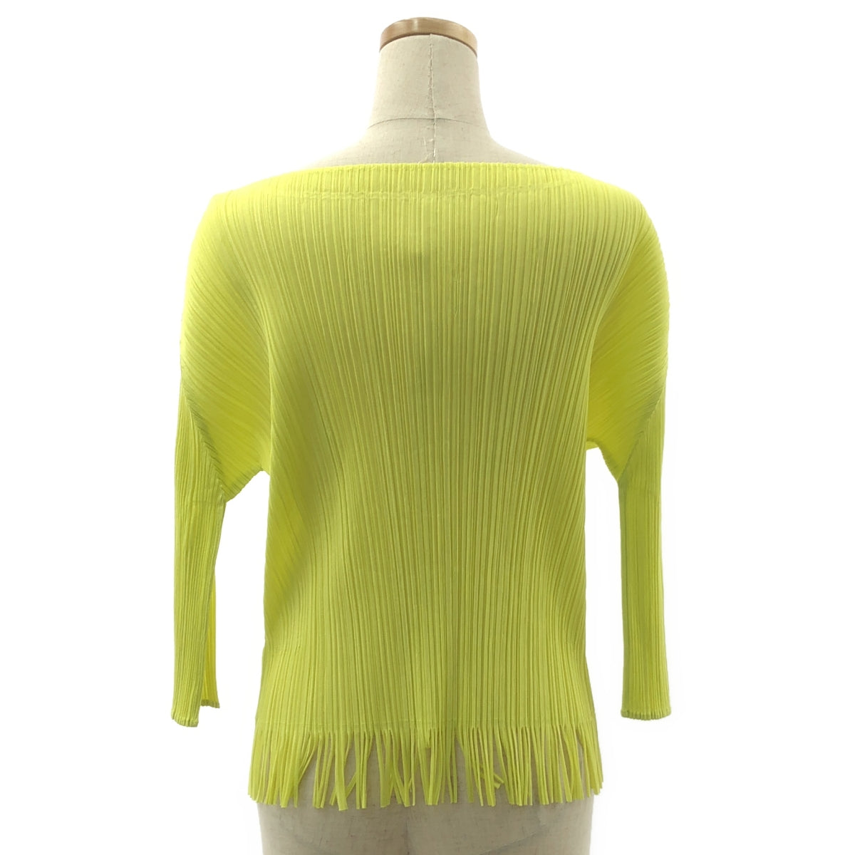 PLEATS PLEASE ISSEY MIYAKE / 플리츠 프리즈 이세이 미야케 | 프린지 풀오버 | 3 | 옐로우 | 여성