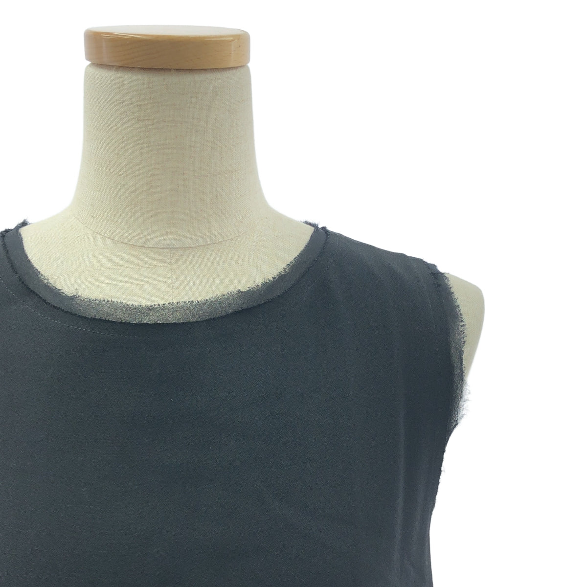 Maison Margiela |人造絲羊毛後背開襟無袖連身裙 |尺寸 38 |女性的