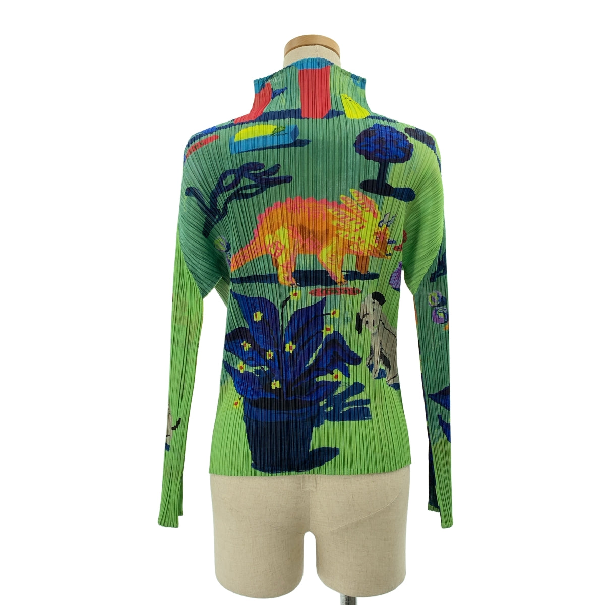 PLEATS PLEASE ISSEY MIYAKE / プリーツプリーズイッセイミヤケ | ×Nathalie Lete ナタリーレテ / グラフィック ハイネック カットソー | 3 | レディース