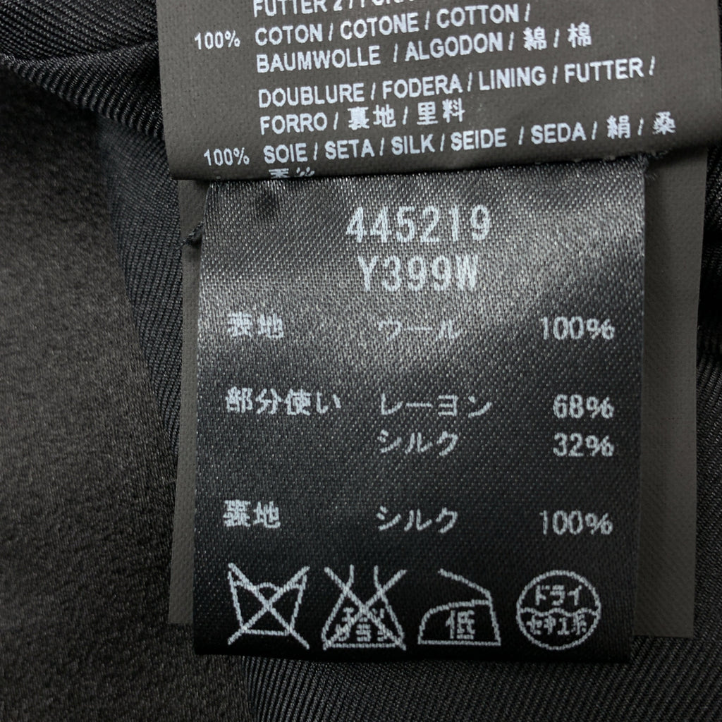 SAINT LAURENT / サンローラン | ウール ラペル切替 スモーキング ジャケット | 34 | レディース