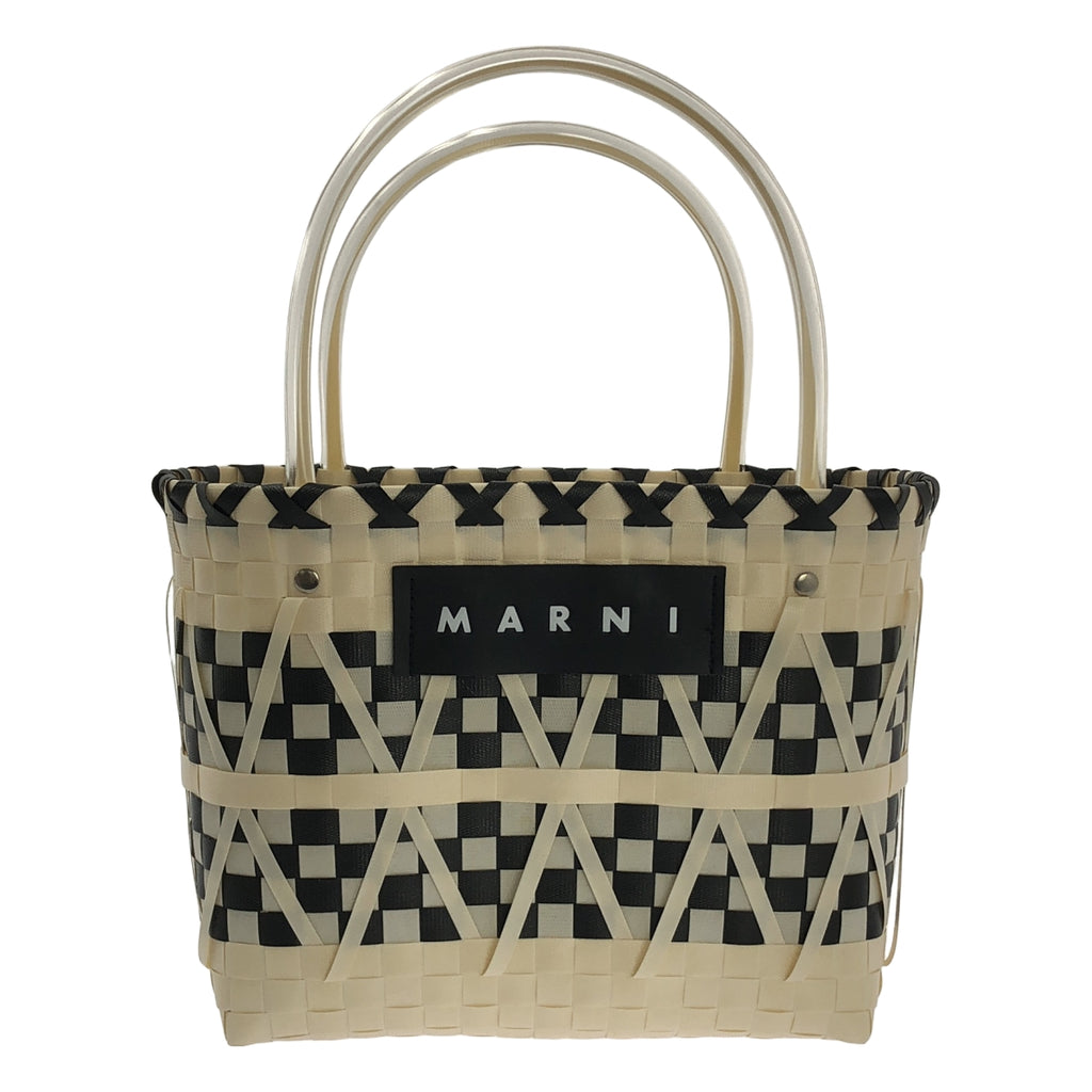 MARNI | 格紋籃標誌手提包 |
