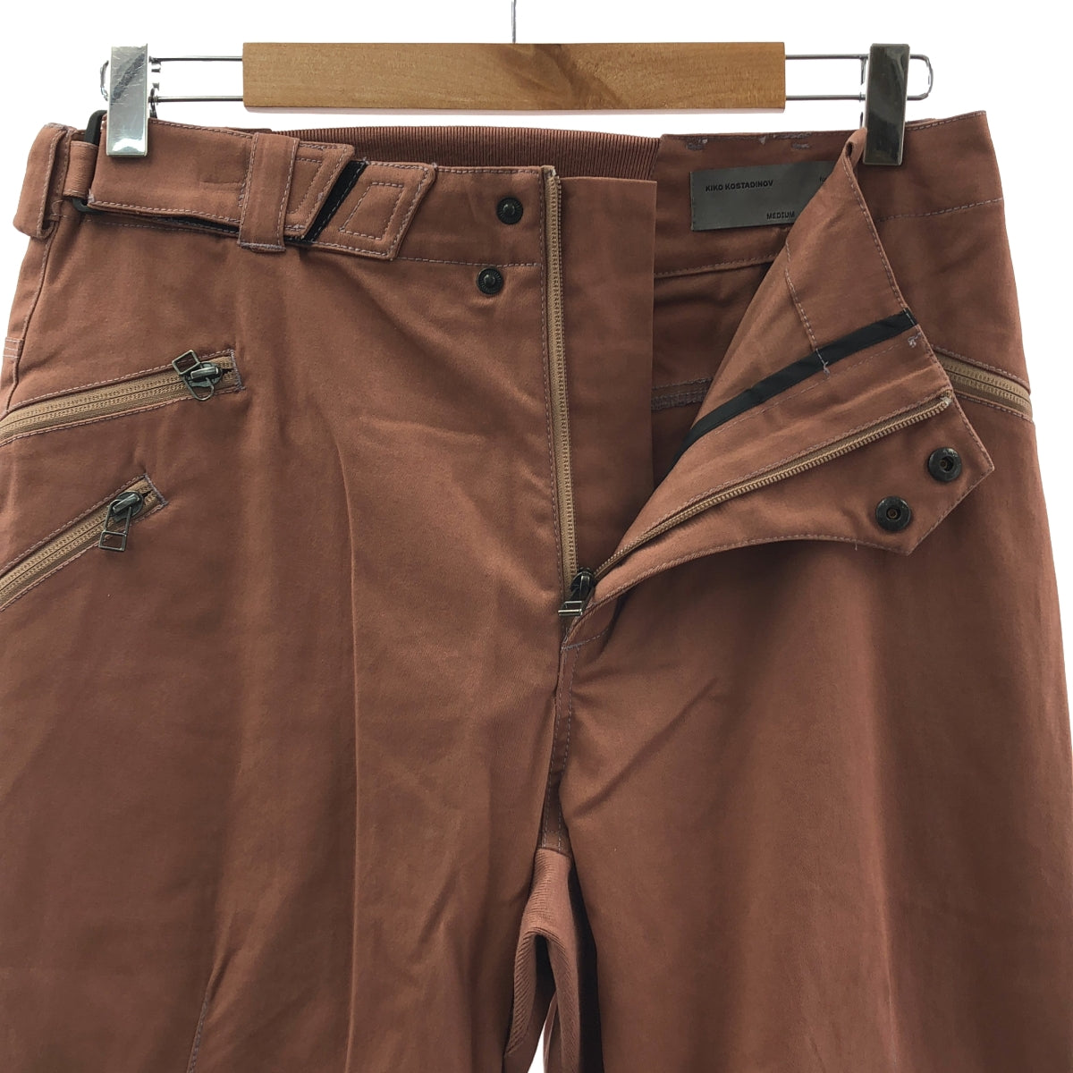 [新款] Kiko Kostadinov | 2025 春夏系列 | Fox Racing x FOX x KIKO PANT 側拉鍊越野摩托車褲 | M碼 | 茶色 / 棕色 | 男款