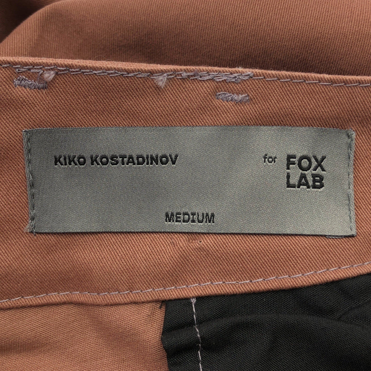 【新品】  Kiko Kostadinov / キココスタディノフ | 2025SS | × Fox Racing / フォックスレーシングコラボ FOX x KIKO PANT サイドジップ モトクロスパンツ | M | CHAI / ブラウン系 | メンズ