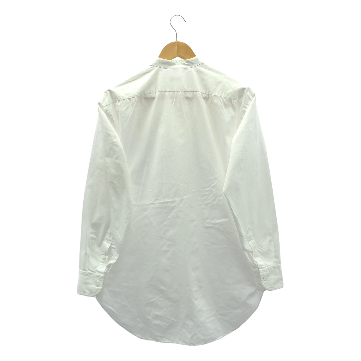 BLAMINK | Cotton band collar shirt | Size 38 | Women's