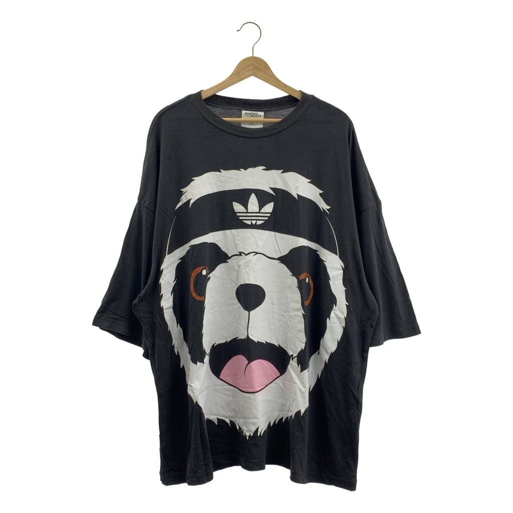 adidas / アディダス | × JEREMY SCOTT / ジェレミースコット パンダプリント オーバーサイズTシャツ | F | メンズ