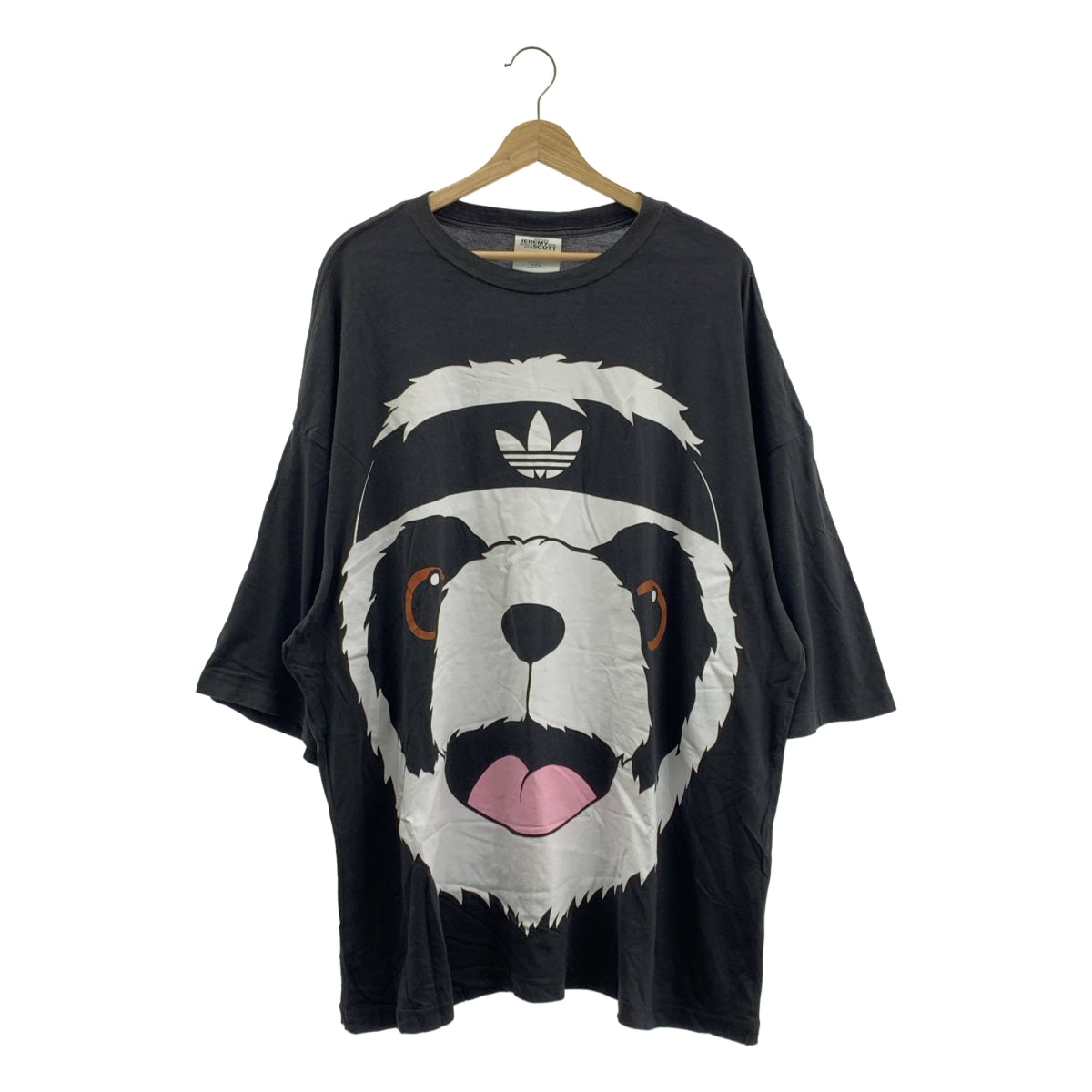 adidas / アディダス | × JEREMY SCOTT / ジェレミースコット パンダプリント オーバーサイズTシャツ | F | メンズ