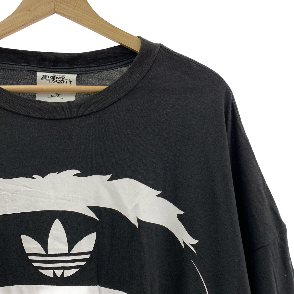 adidas / アディダス | × JEREMY SCOTT / ジェレミースコット パンダプリント オーバーサイズTシャツ | F | メンズ