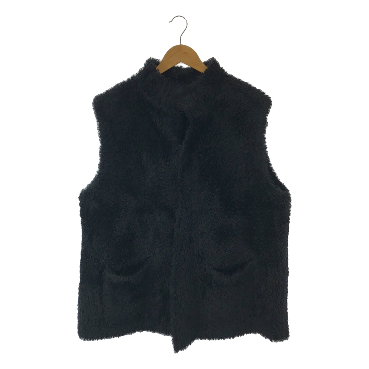 walenode / Wellnode | 2023AW | Royal Baby Alpaca Fur Vest | 1 | Black | Men's