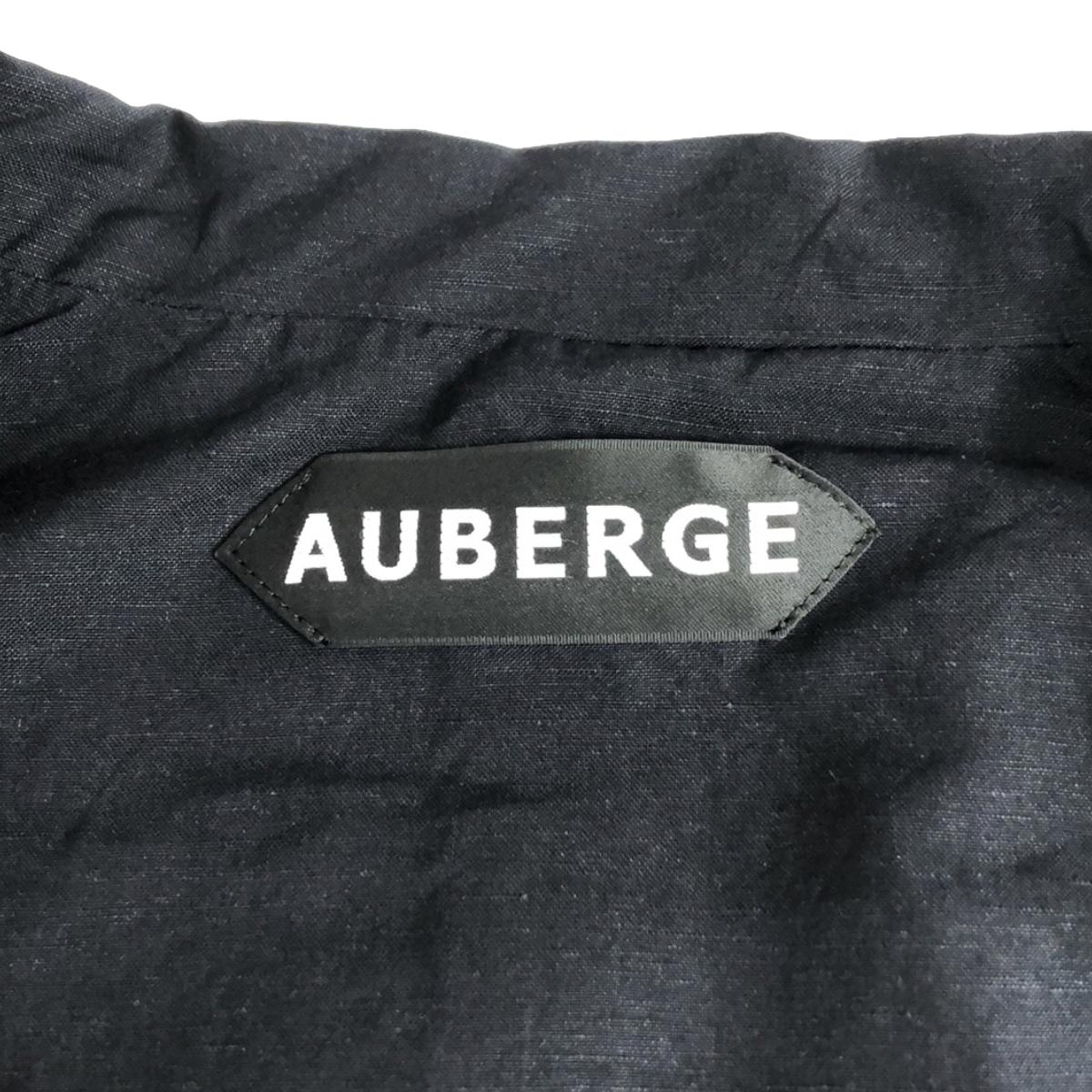 [New] AUBERGE | 2024SS | ATGET Cotton Linen Sack Coat Jacket | 44 | Navy | Men's