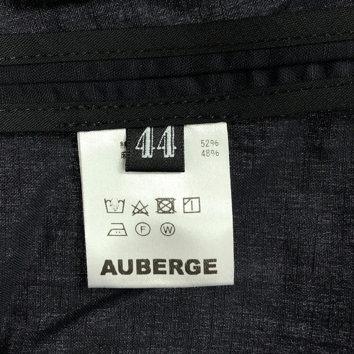 [New] AUBERGE | 2024SS | ATGET Cotton Linen Sack Coat Jacket | 44 | Navy | Men's